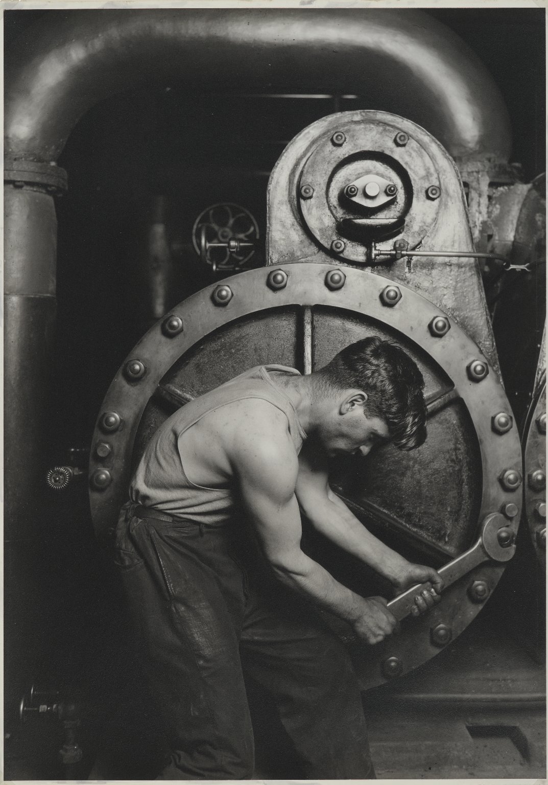Power House Mechanic by Lewis Wickes Hine